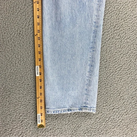 Abercrombie & Fitch The 90's Straight Ultra High Rise Jeans  |   Size:  31/12 XL - Picture 11 of 16